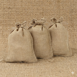 Jute zakken 20 cm x 30 cm